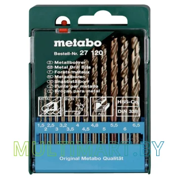 Набор сверл Metabo 627120000 (13 предметов)